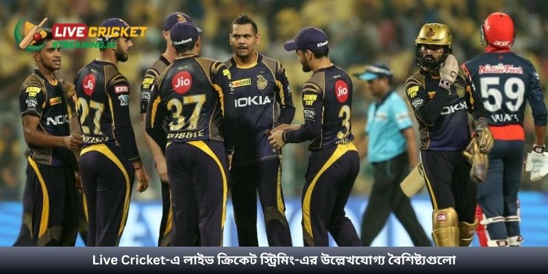 Live Cricket-এ লাইভ ক্রিকেট স্ট্রিমিং-এর উল্লেখযোগ্য বৈশিষ্ট্যগুলো
