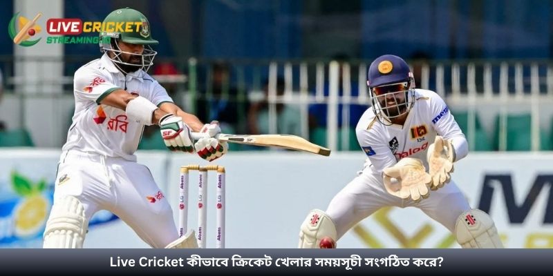 Live Cricket কীভাবে ক্রিকেট খেলার সময়সূচী সংগঠিত করে?