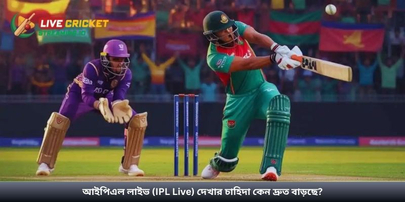 আইপিএল লাইভ (IPL Live) দেখার চাহিদা কেন দ্রুত বাড়ছে?