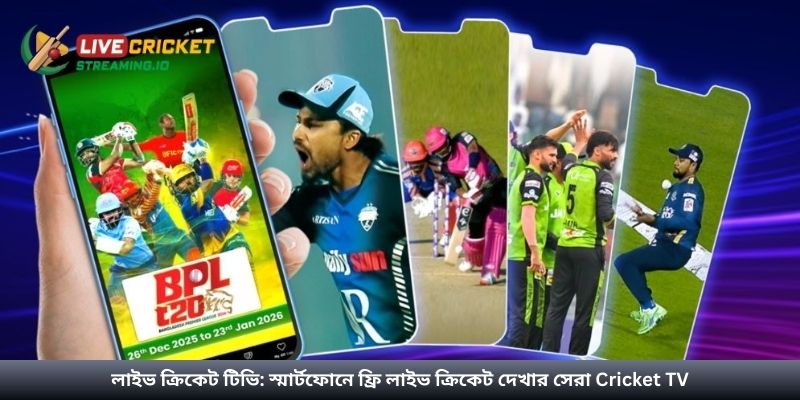 লাইভ ক্রিকেট টিভি: স্মার্টফোনে ফ্রি লাইভ ক্রিকেট দেখার সেরা Cricket TV