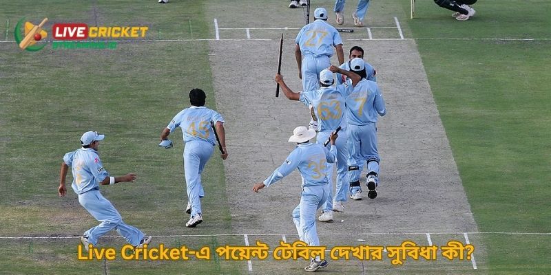 Live Cricket-এ পয়েন্ট টেবিল দেখার সুবিধা কী?