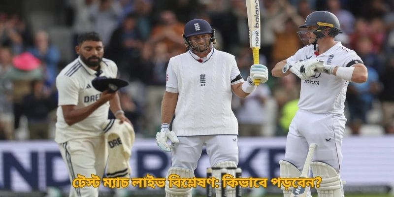 টেস্ট ম্যাচ লাইভ বিশ্লেষণ: কিভাবে পড়বেন?